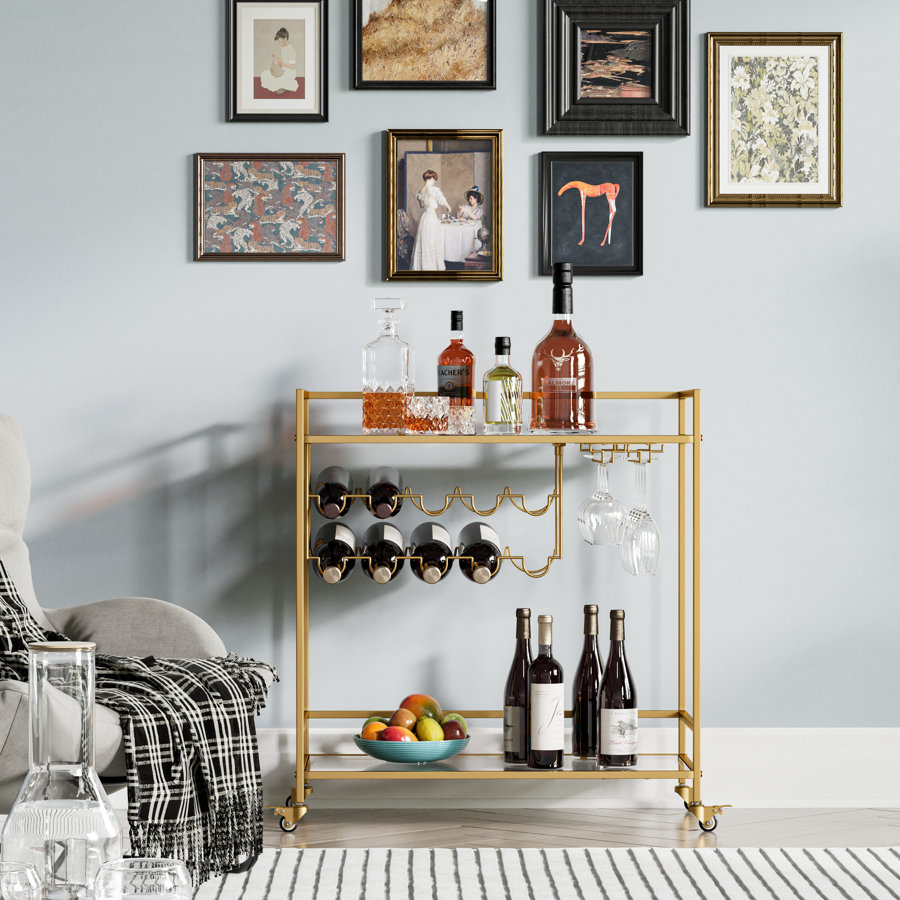 Diajah Metal Bar Cart